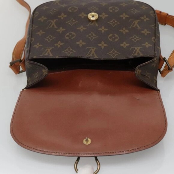 LOUIS VUITTON Monogram Saint Cloud GM Shoulder Bag M51242 LV Auth 129618 - Picture 12 of 16